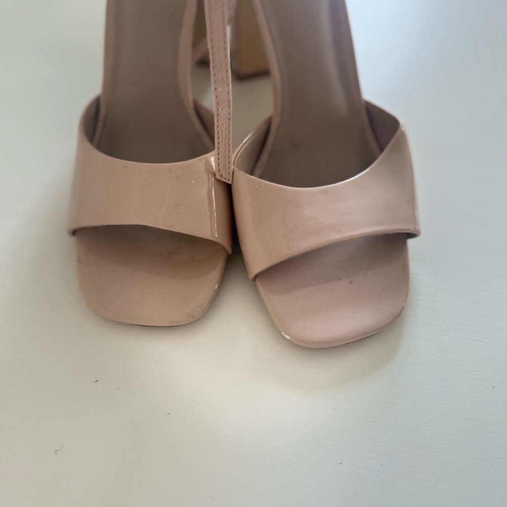 Yellow Box Blush Platform Heels
